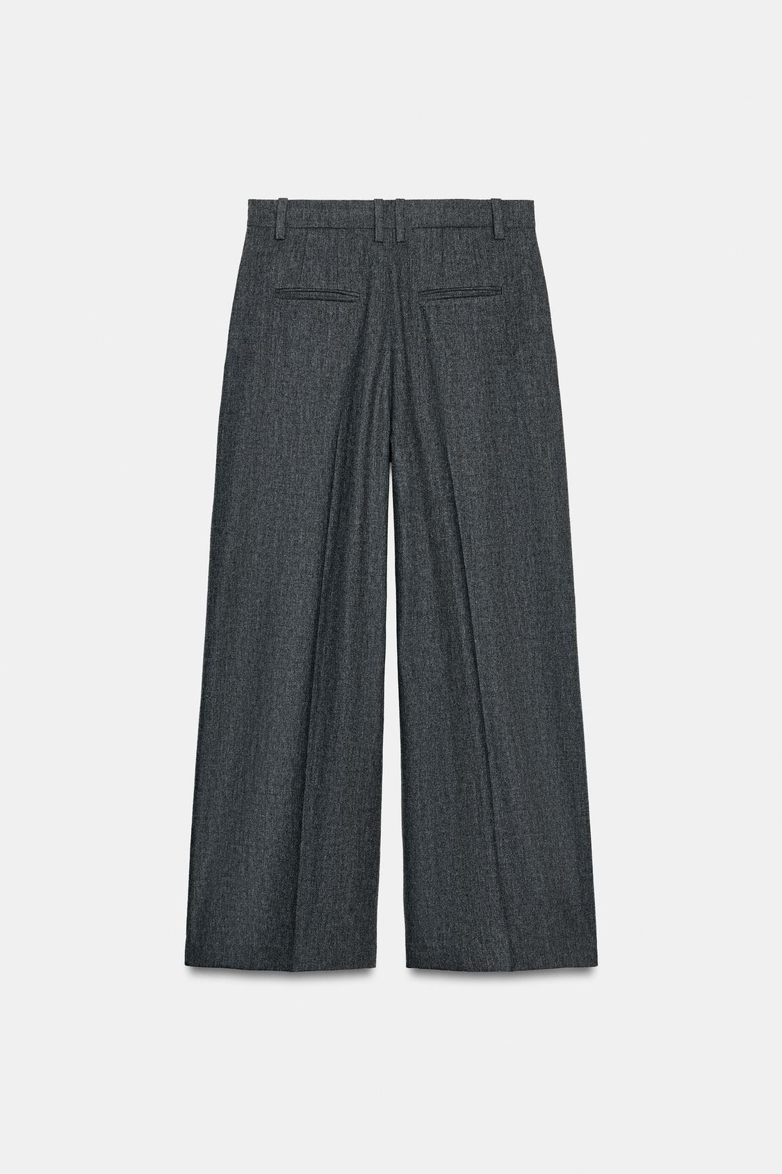 PANTALON WIDE LEG À PINCES