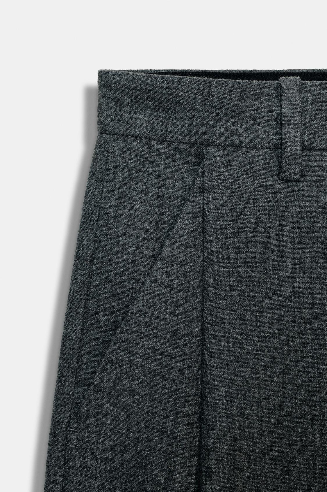 PANTALON WIDE LEG À PINCES