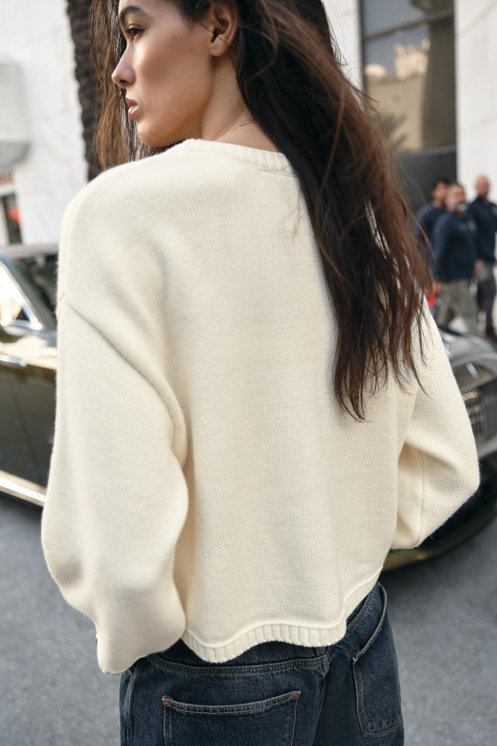 PULL COURT EN MAILLES