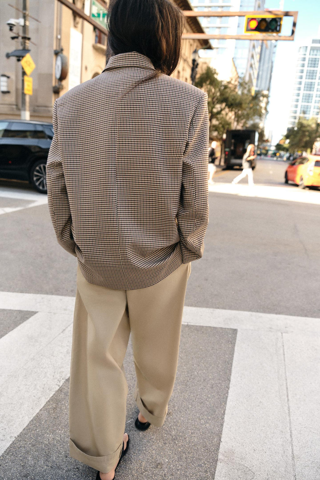 VESTE OVERSIZE À BOUTONNAGE CROISÉ