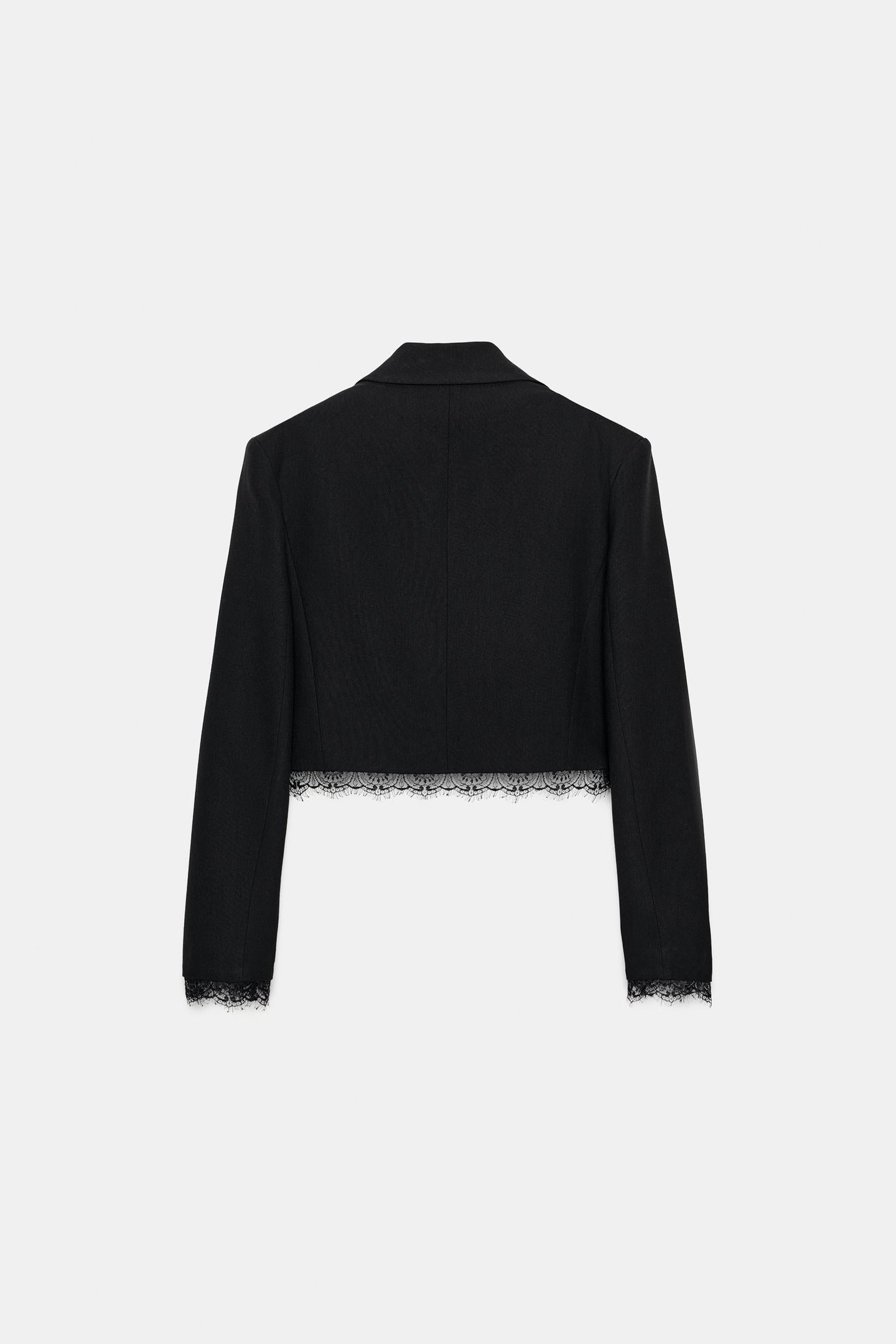 VESTE COURTE DENTELLE