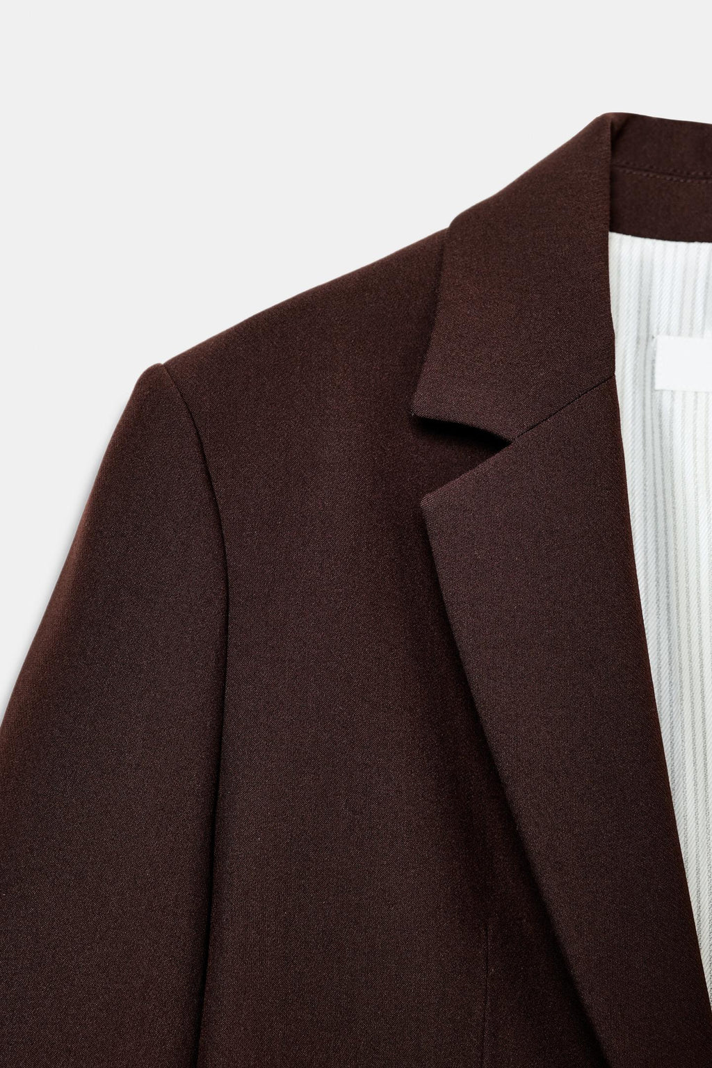 VESTE DROITE À ÉPAULETTES