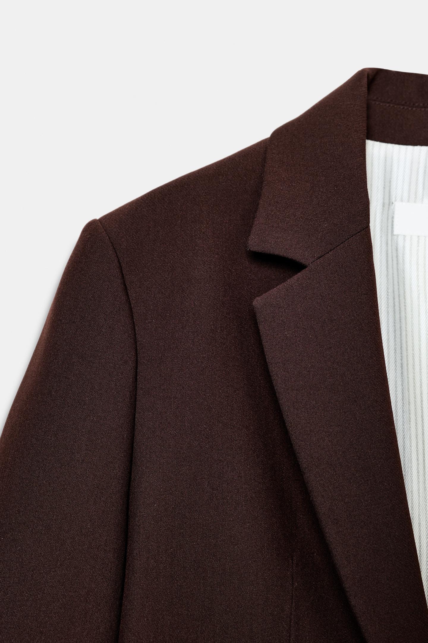 VESTE DROITE À ÉPAULETTES