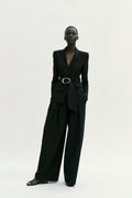 BLAZER CEINTURE BOUCLE DORÉE ENSEMBLE EZ SIGNATURE