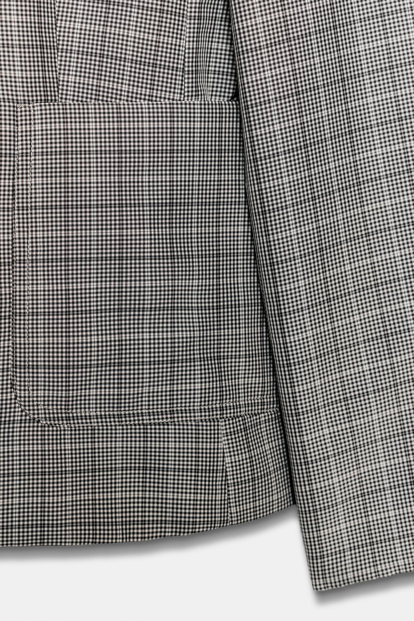 BLAZER À CARREAUX EZ SIGNATURE