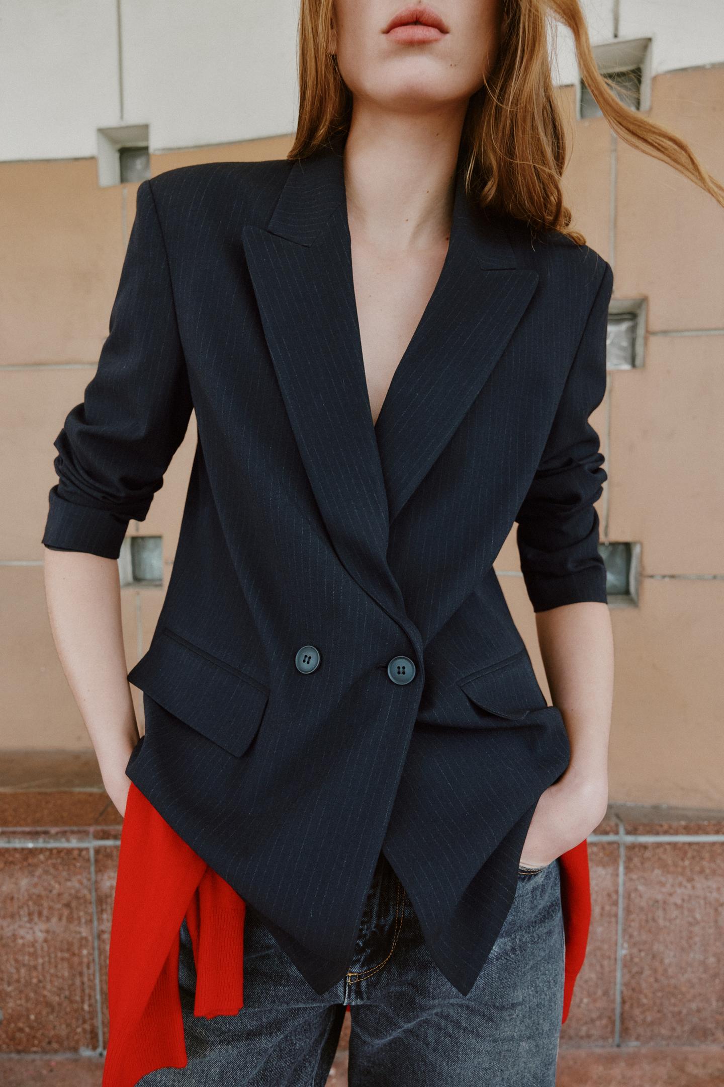 VESTE CROISÉE OVERSIZE
