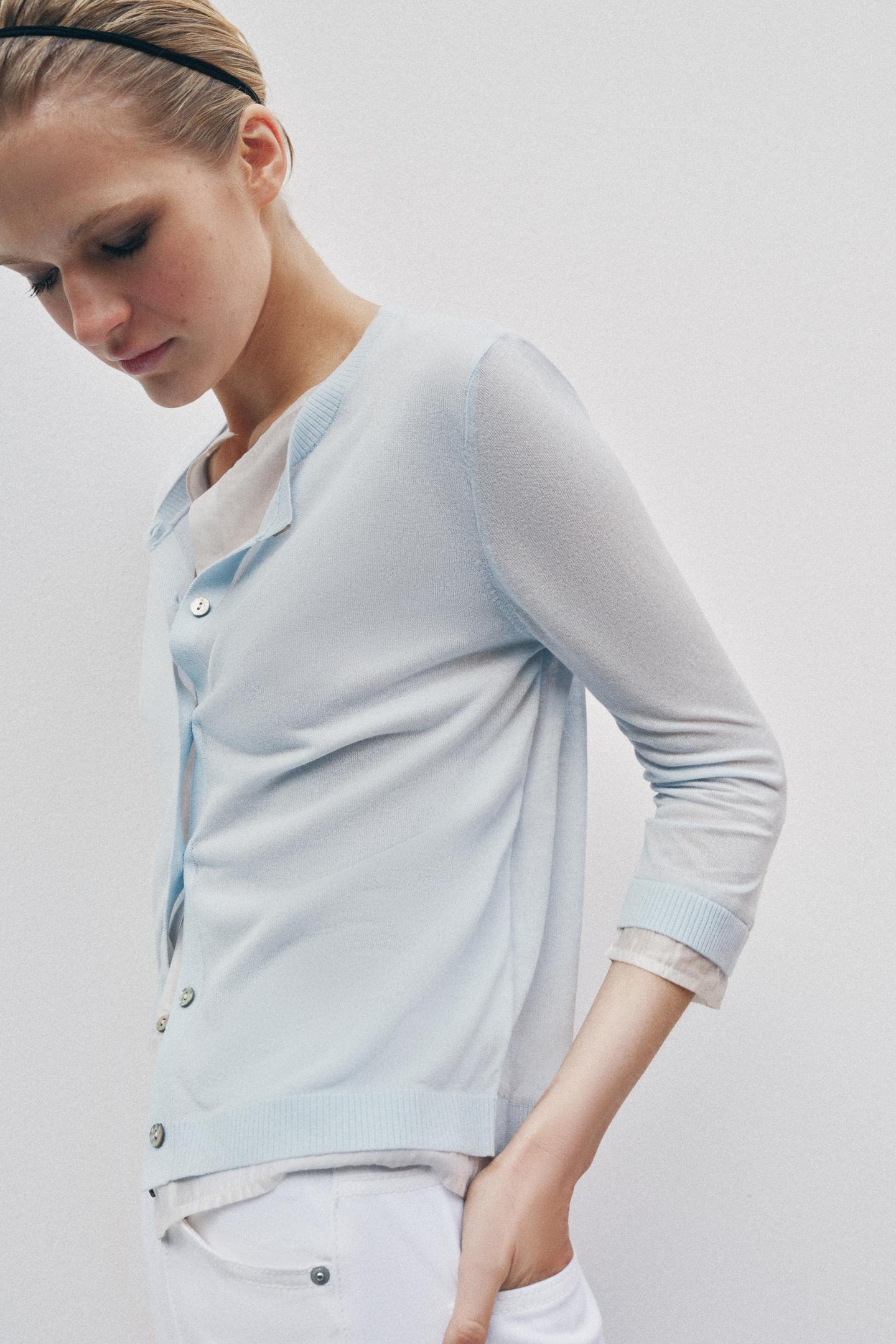 VESTE EN MAILLE COMBINÉE