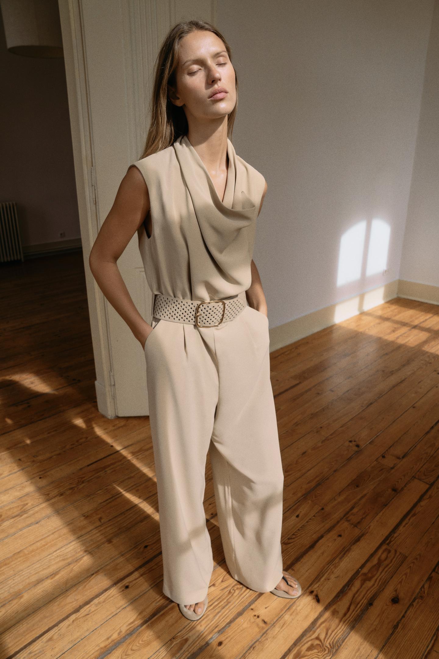 COMBINAISON LONGUE AVEC CEINTURE