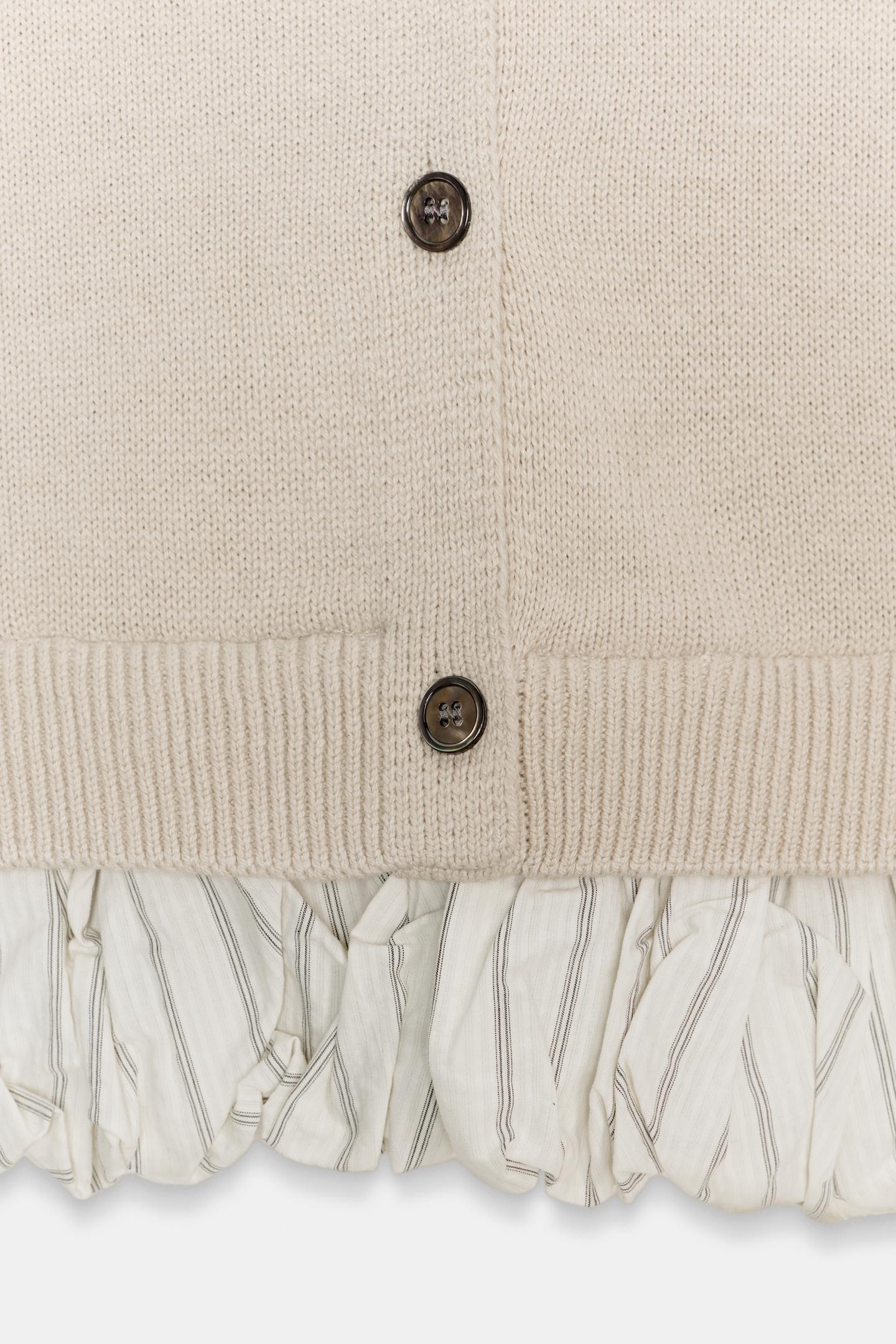 GILET EN MAILLE BIMATIÈRE