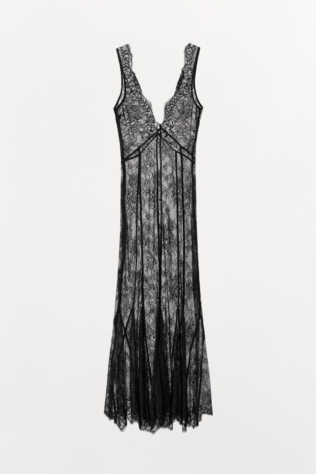 ROBE LONGUE STYLE LINGERIE EN DENTELLE