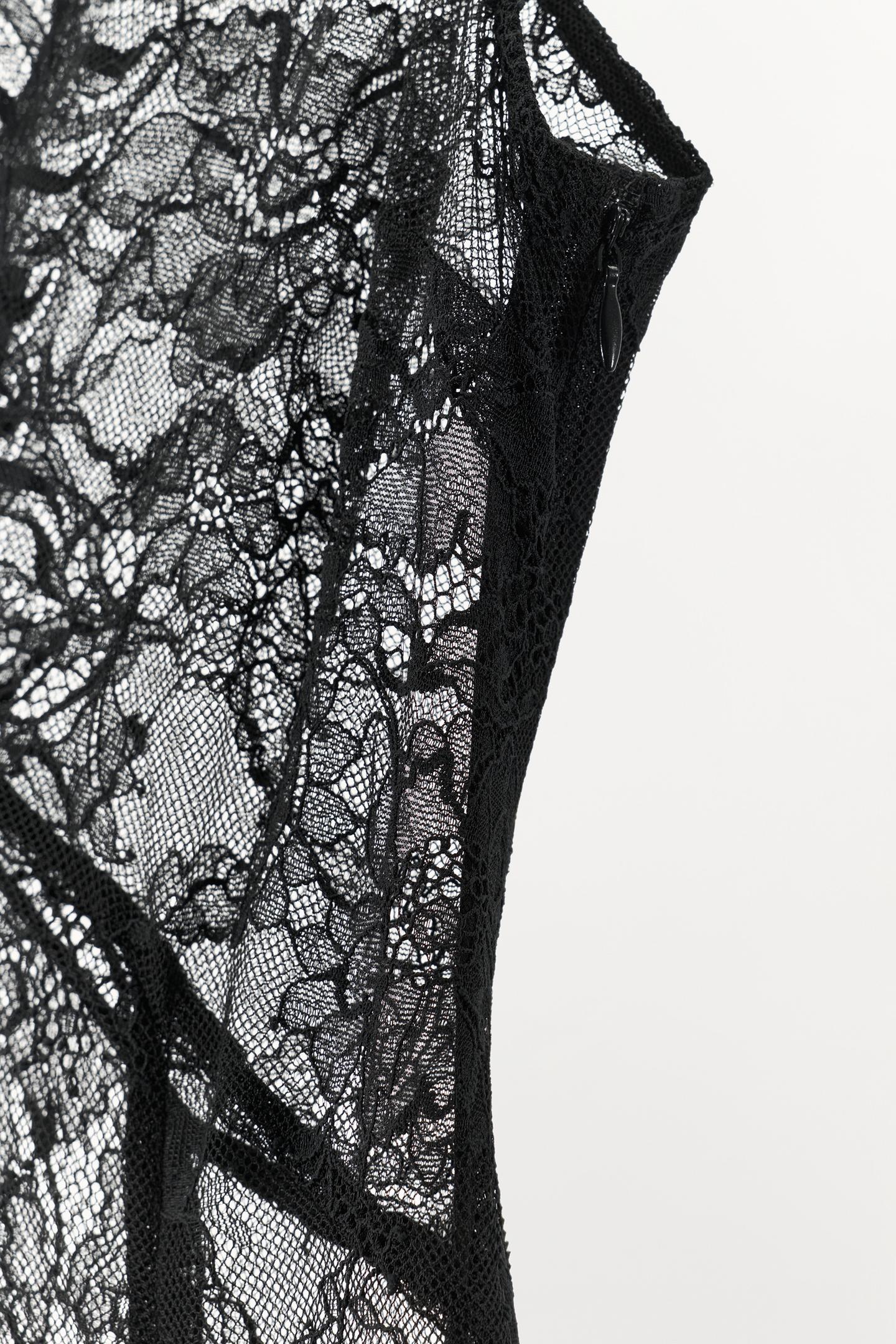 ROBE LONGUE STYLE LINGERIE EN DENTELLE