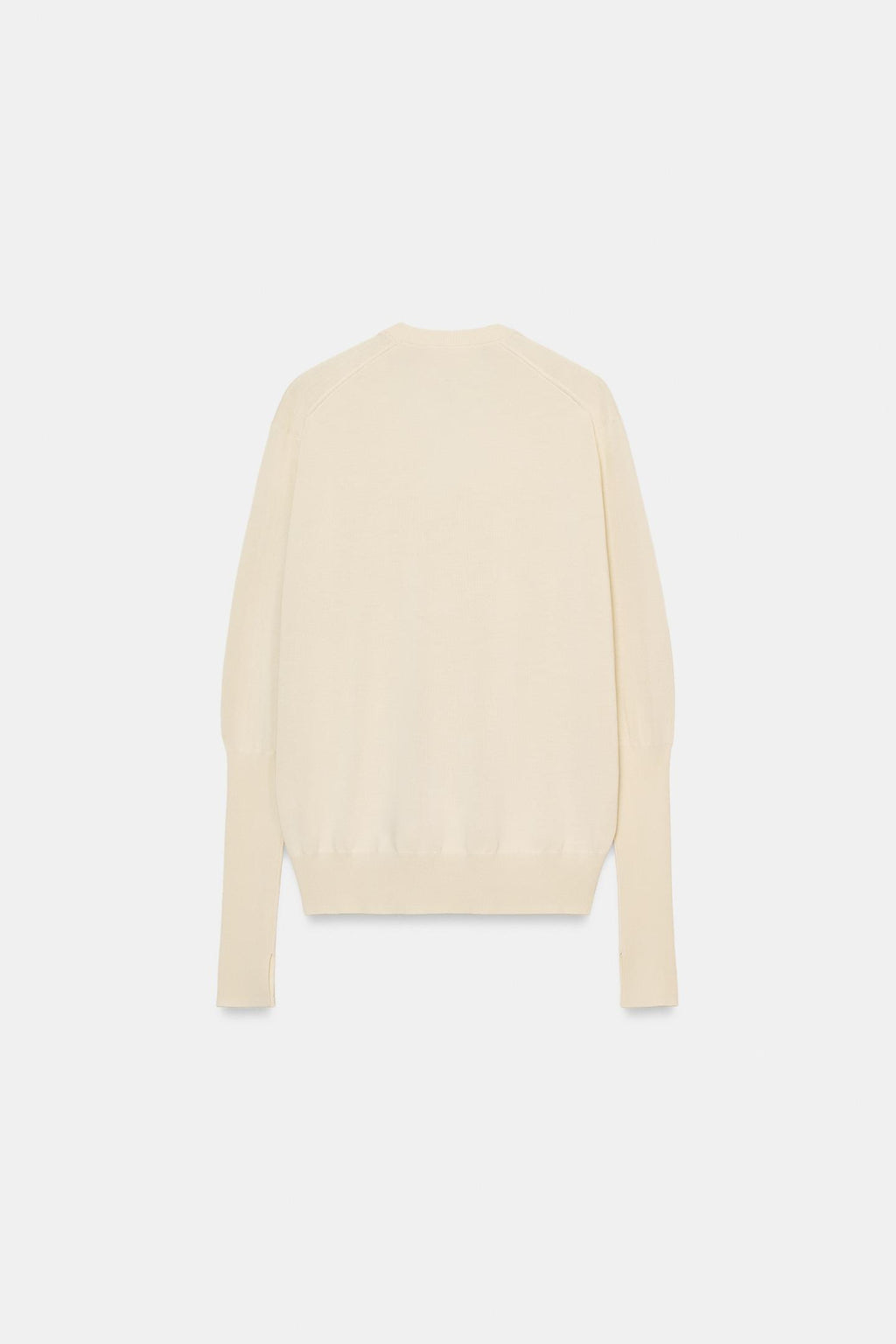 PULL EN MAILLES EXTRAFINES À COL EN V