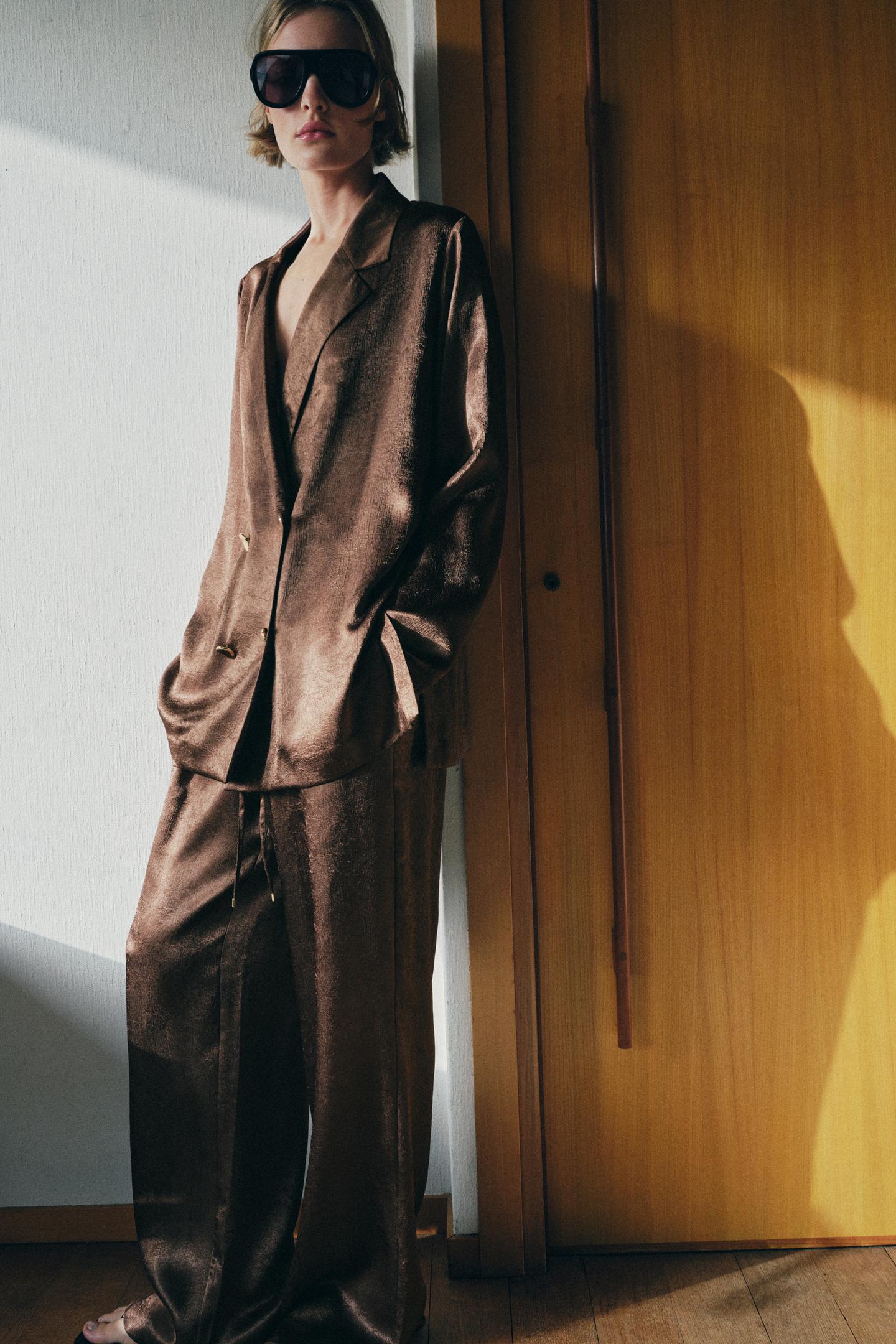VESTE FLUIDE EFFET FROISSÉ
