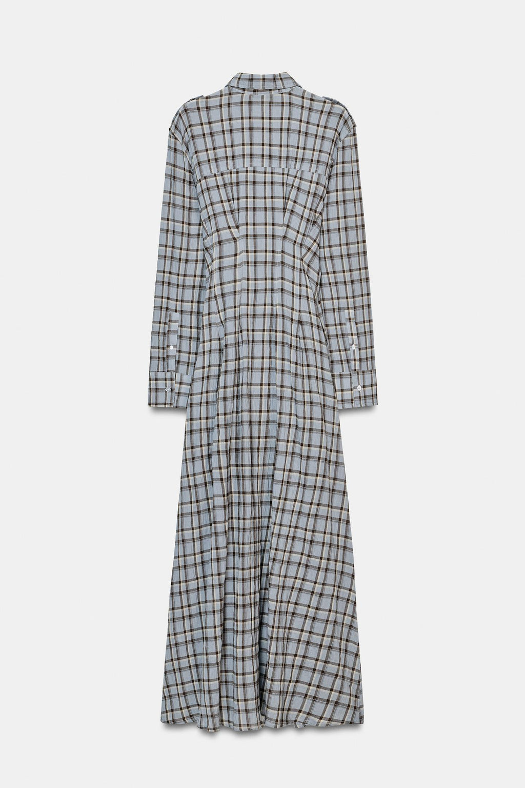 ROBE CHEMISE À CARREAUX