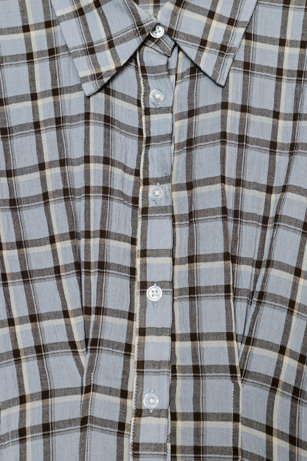 ROBE CHEMISE À CARREAUX