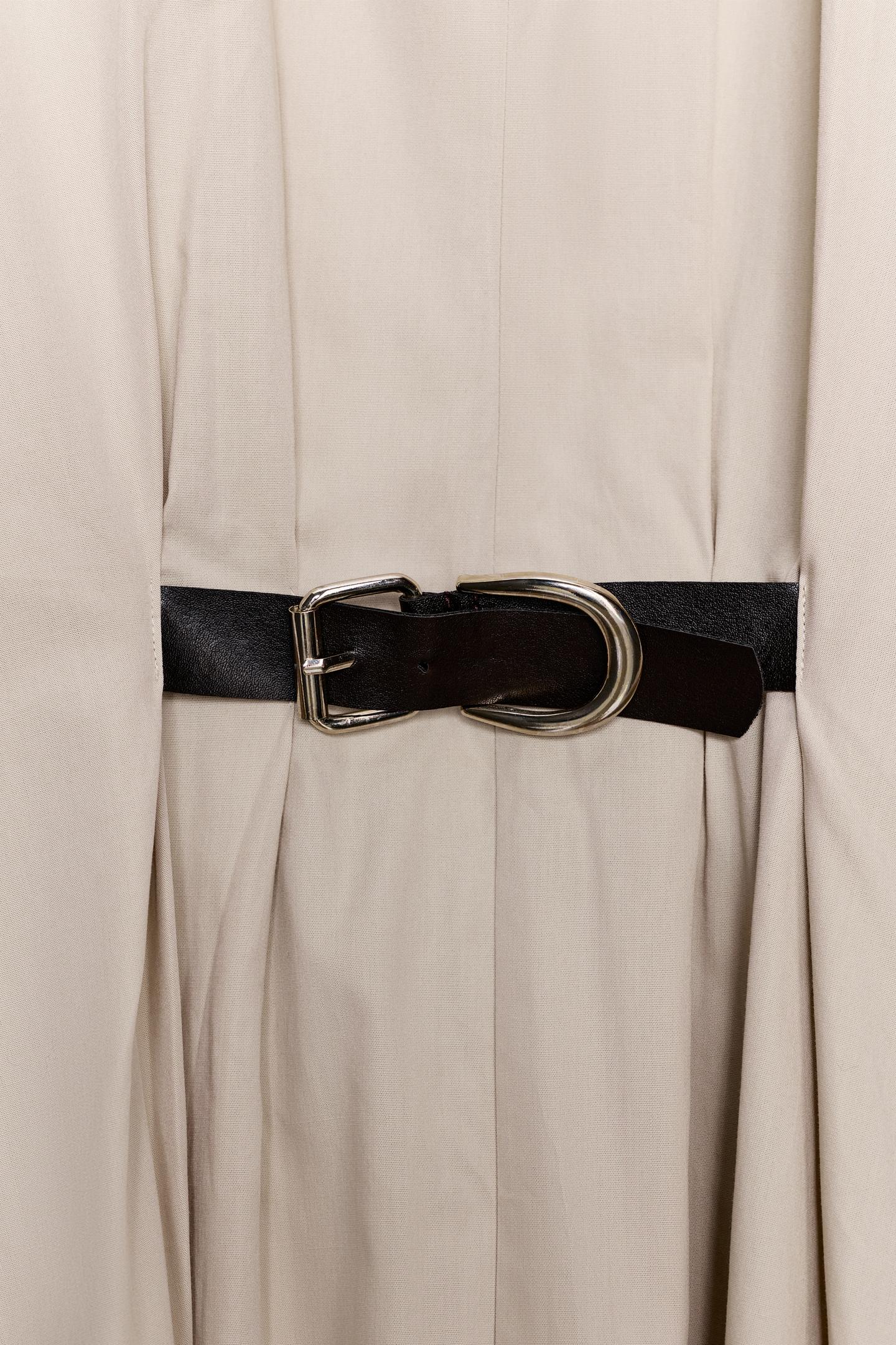 ROBE MI-LONGUE AVEC CEINTURE