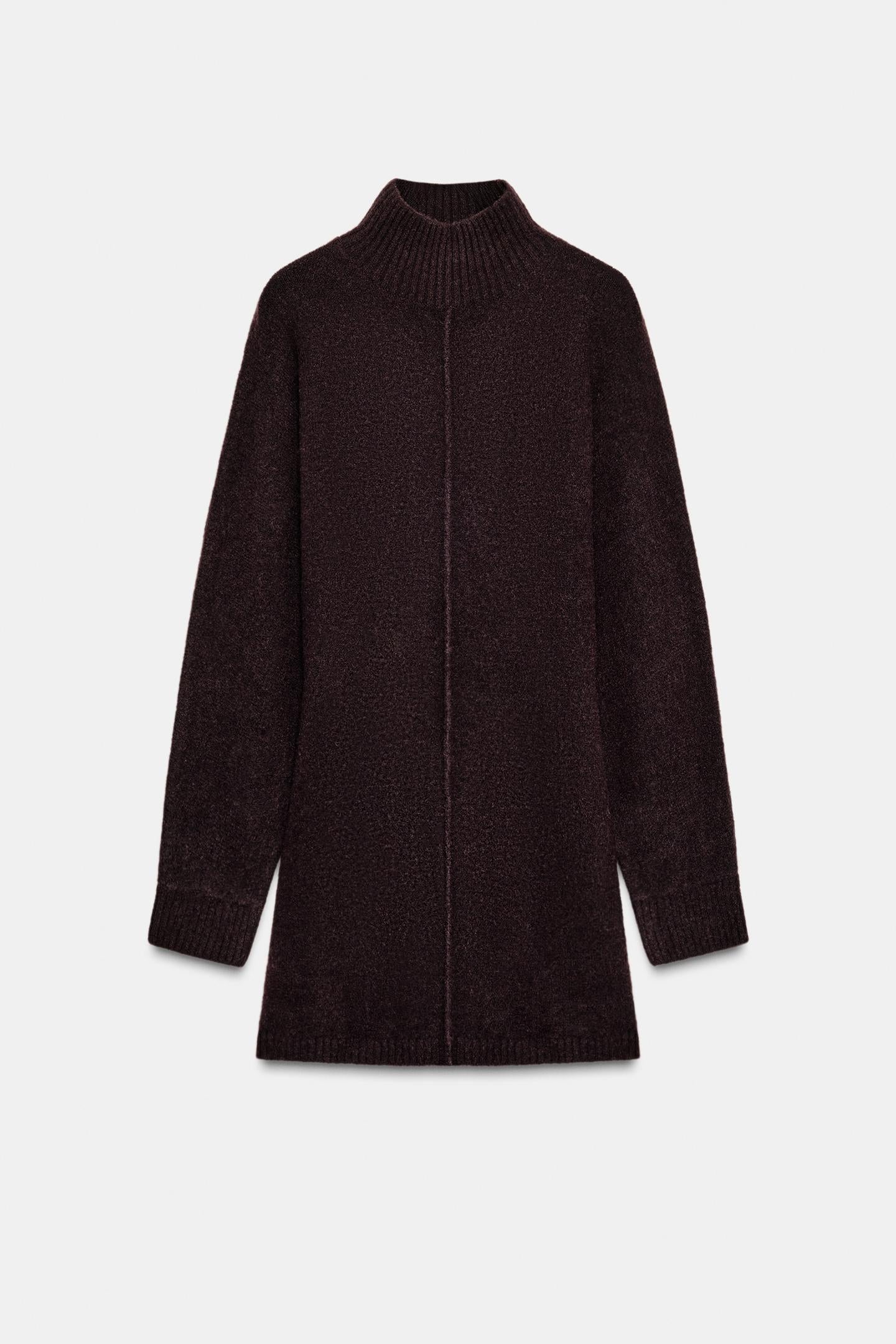 ROBE COURTE EN MAILLE DOUCE