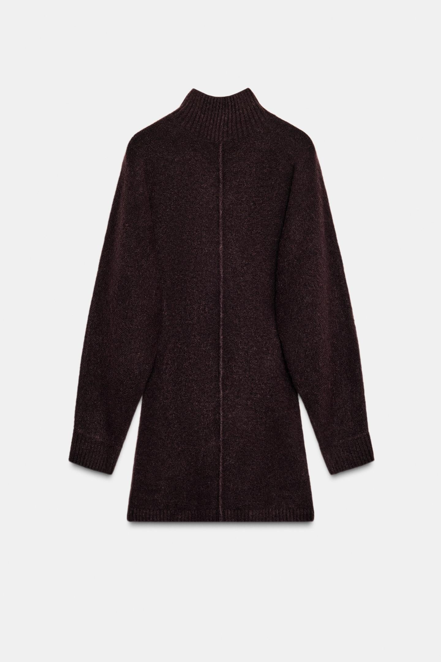 ROBE COURTE EN MAILLE DOUCE