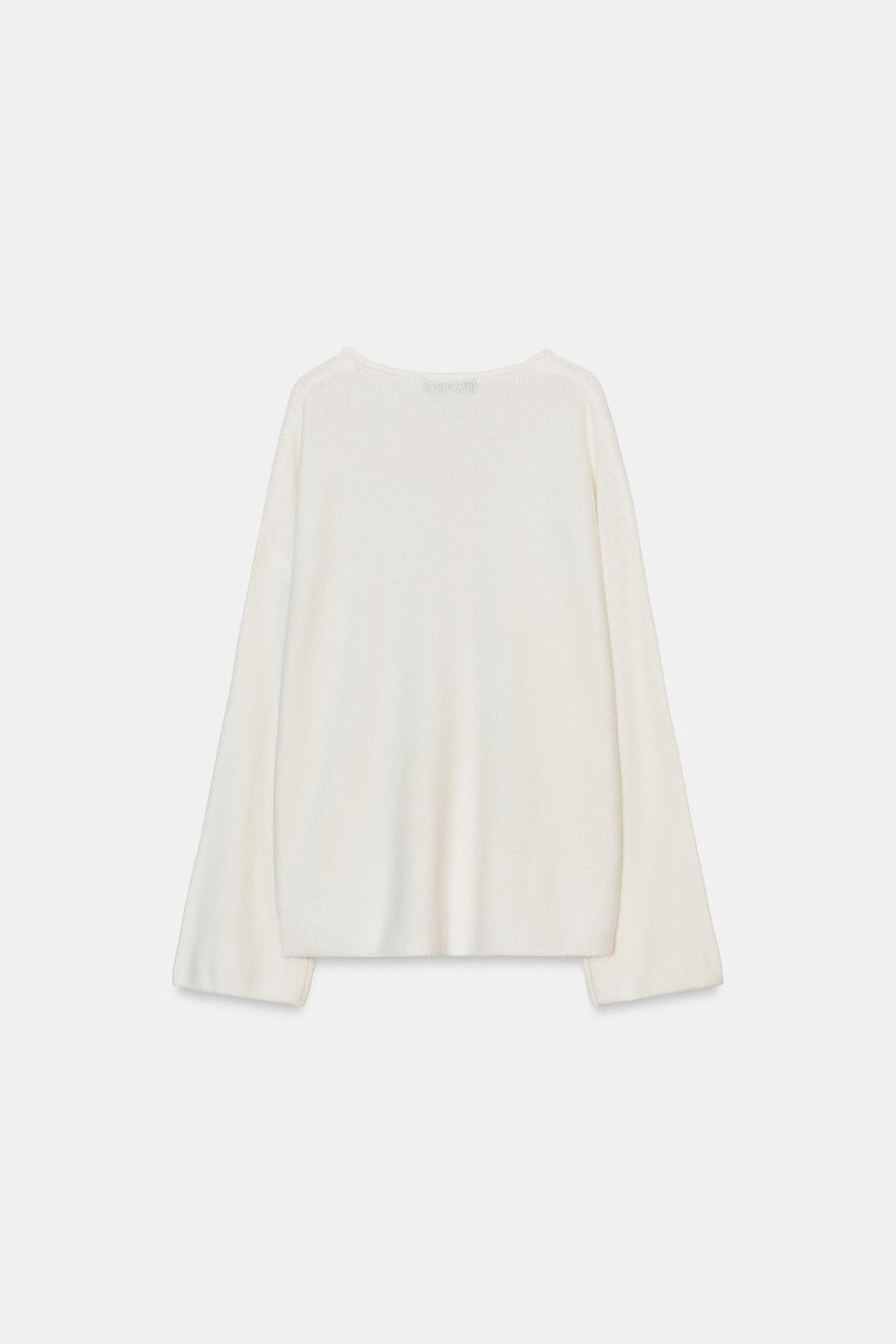 PULL EN MAILLE À DÉCOLLETÉ ARRONDIE