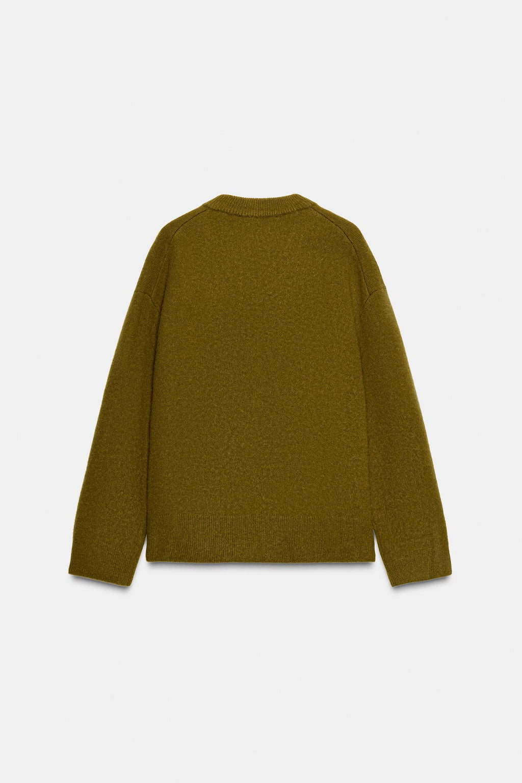 PULL EN MAILLE UNIE COL EN V