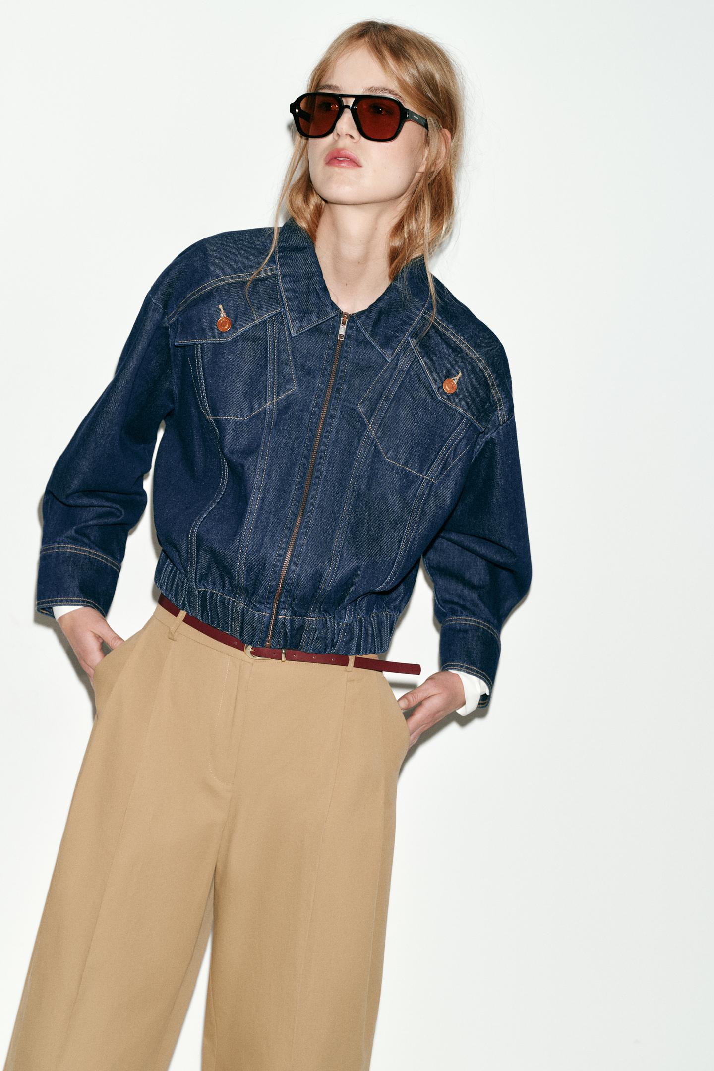 BLOUSON BOMBER EN DENIM