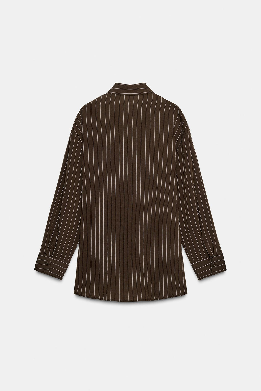 CHEMISE À RAYURES ET BOUCLES