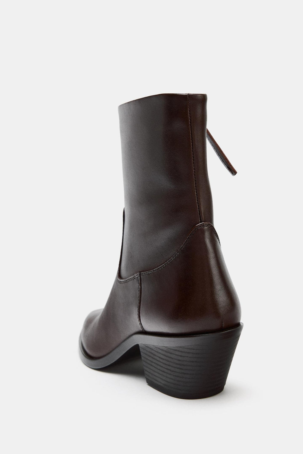 BOTTINES COW-BOY EN CUIR
