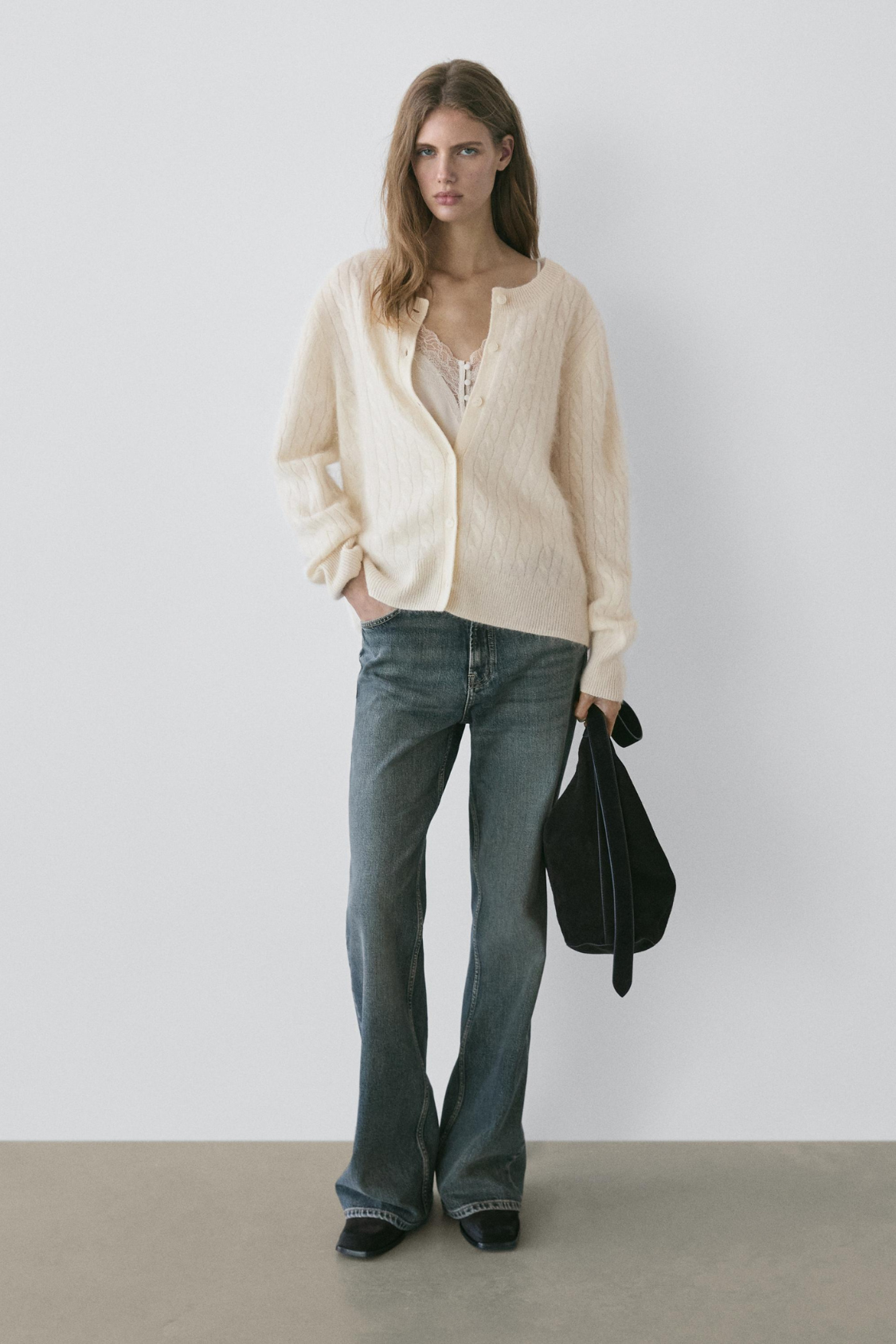 CARDIGAN LAINE TRESSÉ