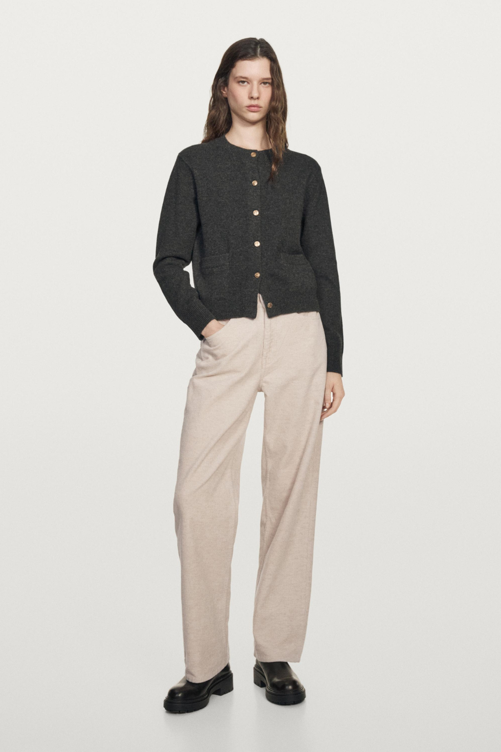 CARDIGAN BOUTONS DORÉS