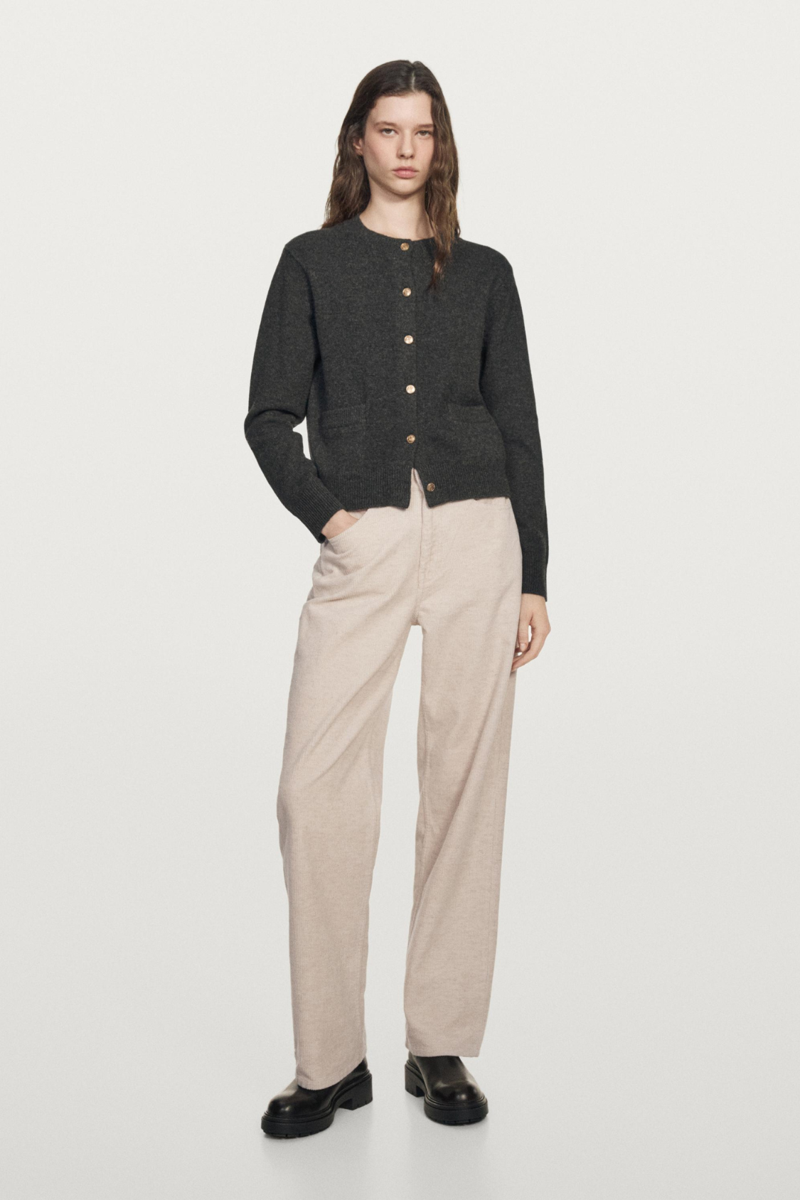 CARDIGAN BOUTONS DORÉS