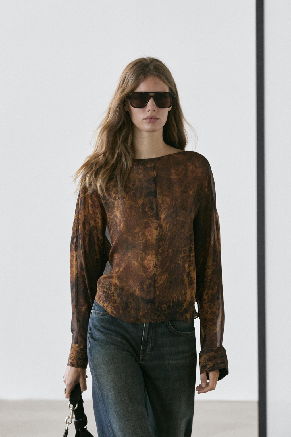 BLOUSE FLUIDE IMPRIMÉE