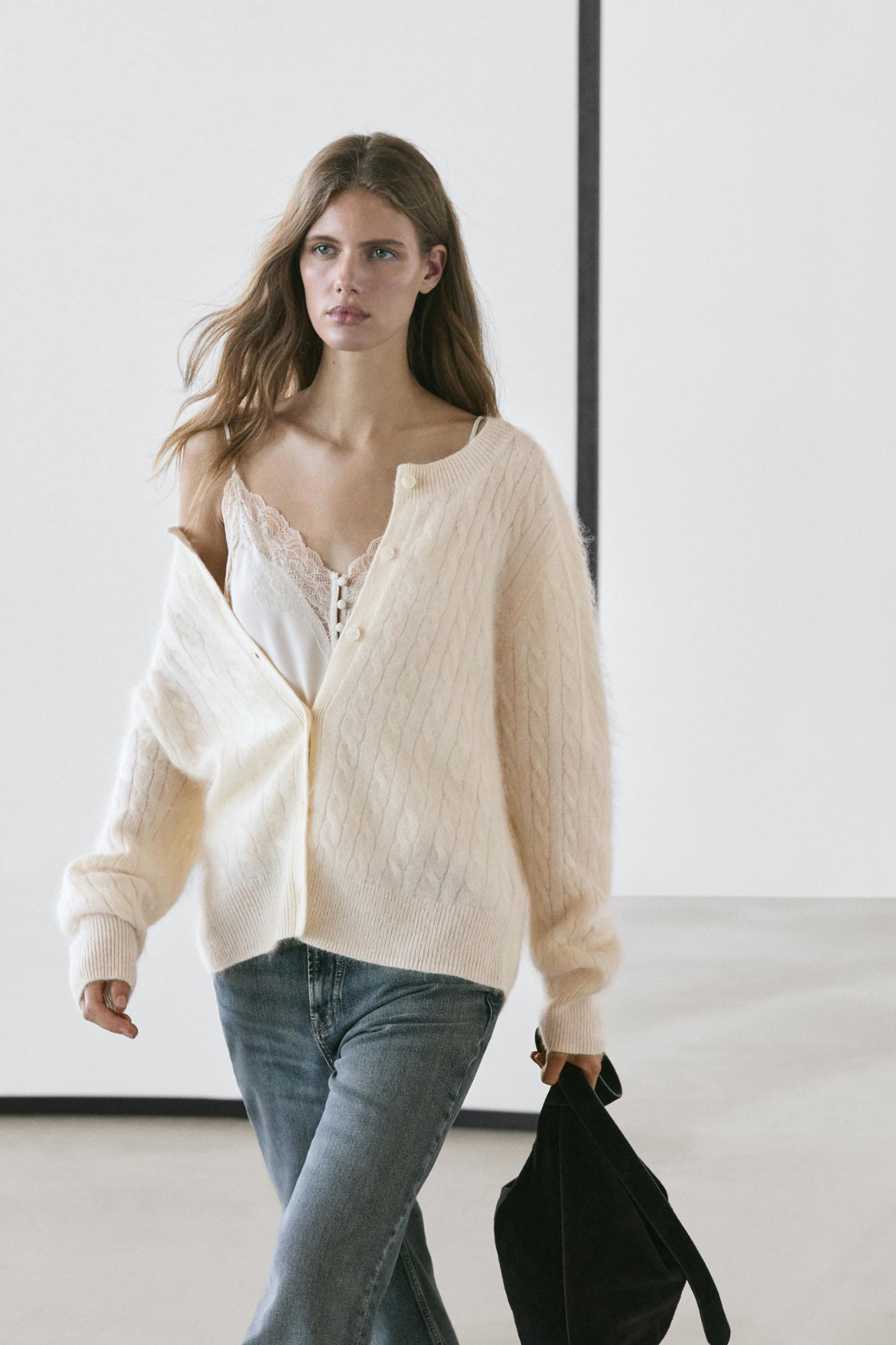 CARDIGAN LAINE TRESSÉ