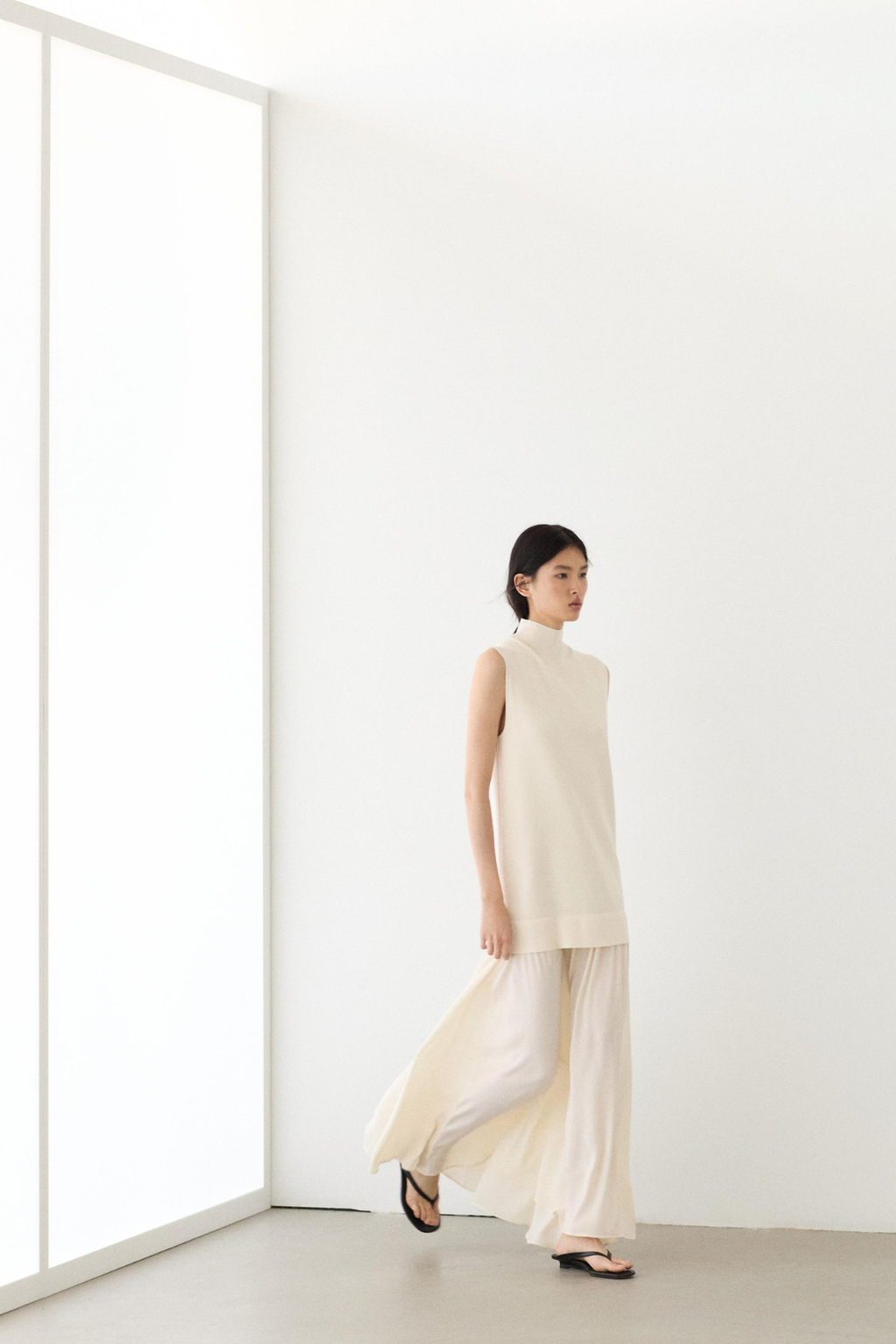 ROBE MIDI EN MAILLE COMBINÉE