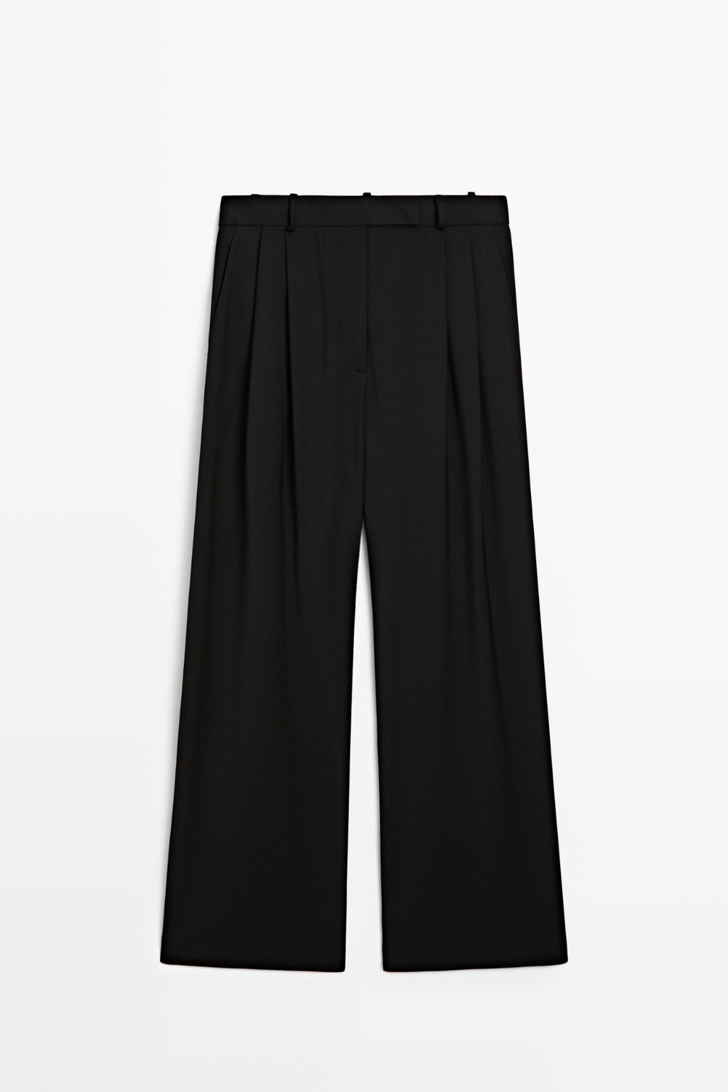 PANTALON LARGE À PINCES STUDIO