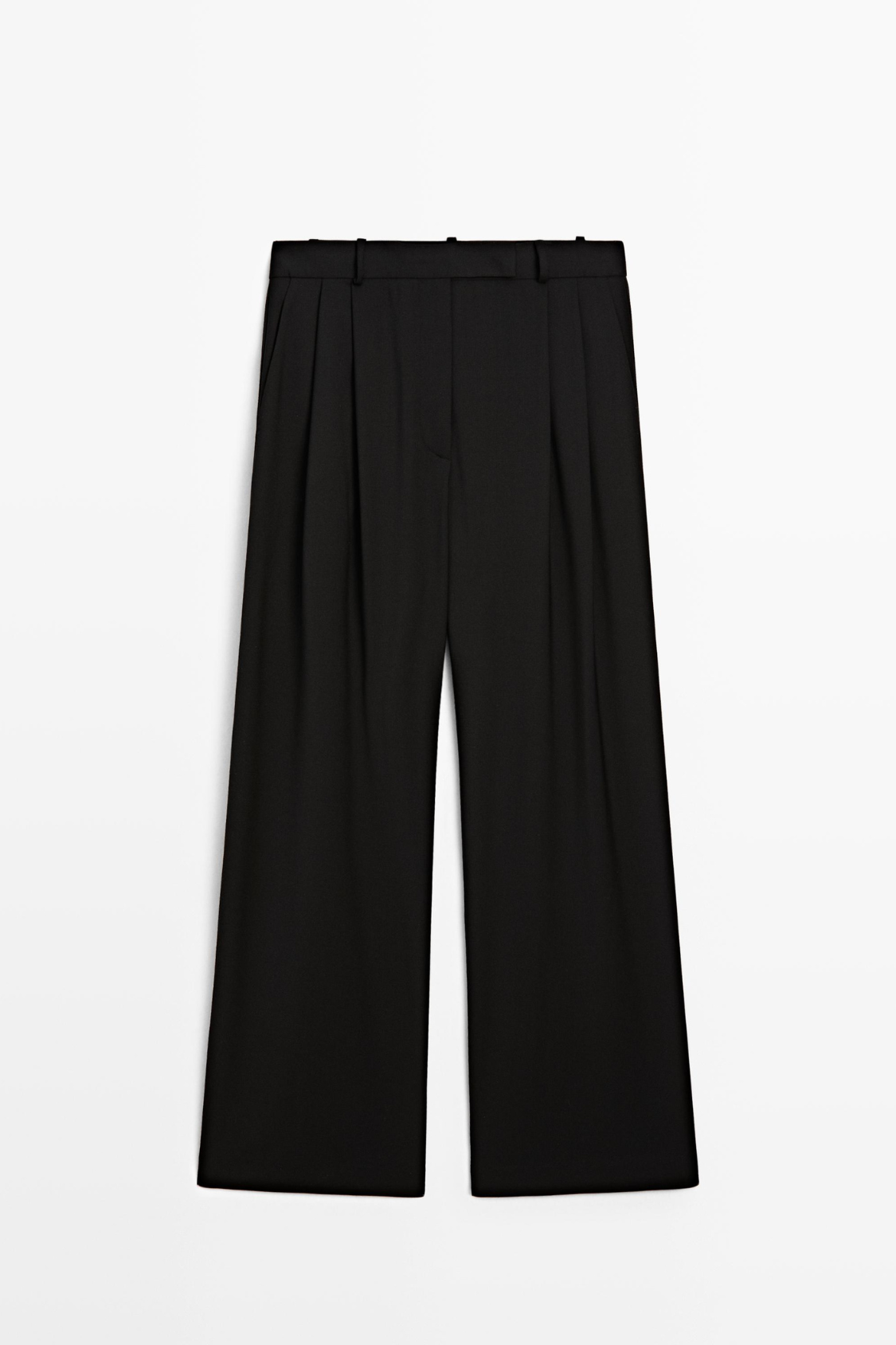 PANTALON LARGE À PINCES STUDIO