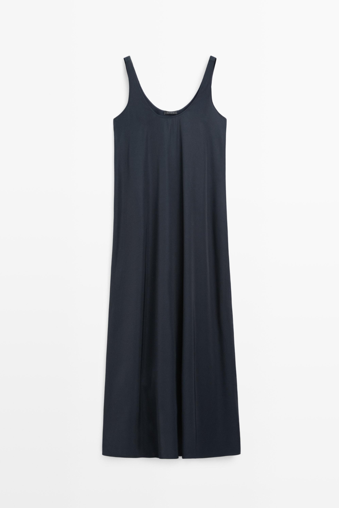ROBE FLUIDE ÉVASÉE À BRETELLES