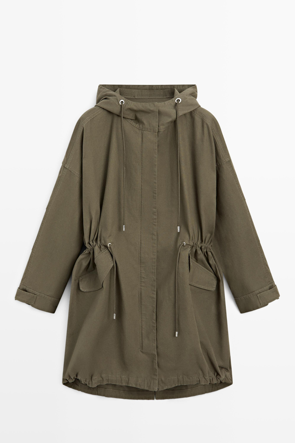 PARKA LONGUE EN COTON