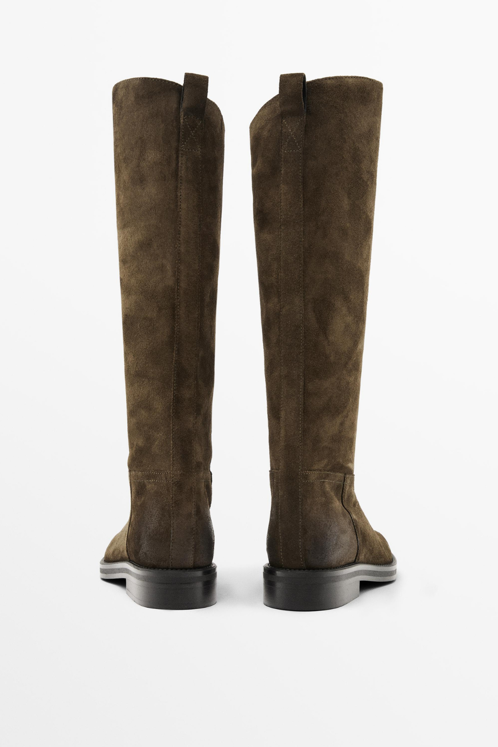 BOTTES ÉQUESTRE EN CROÛTE DE CUIR HUILÉES