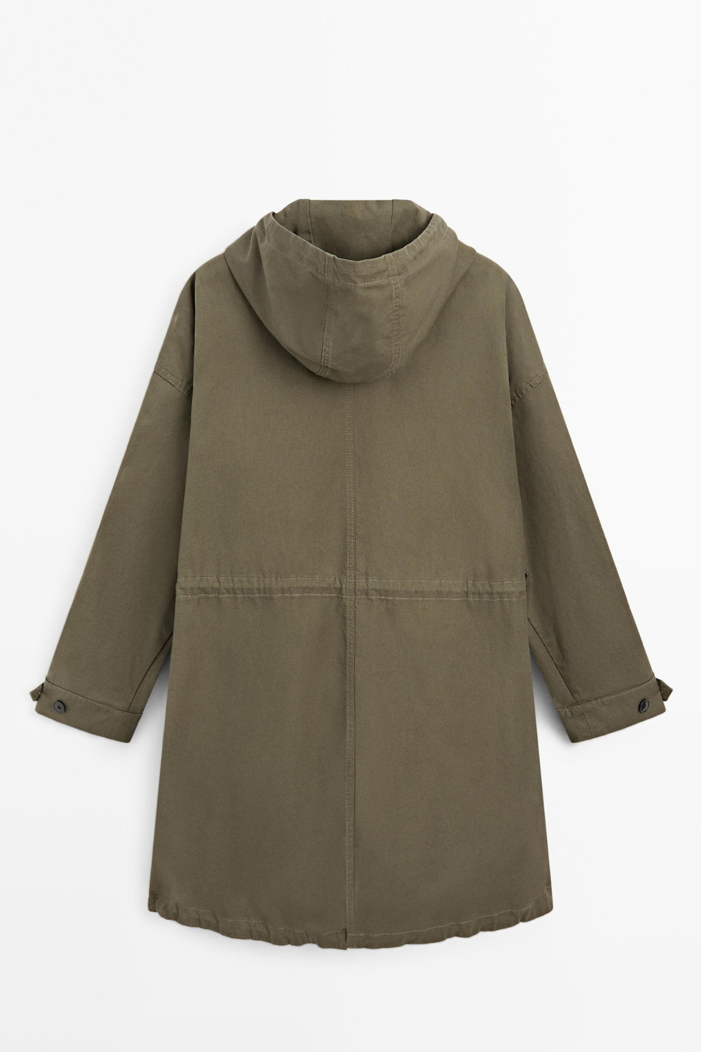 PARKA LONGUE EN COTON