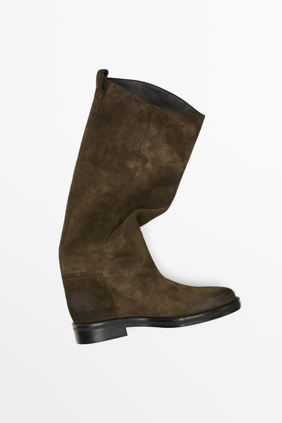 BOTTES ÉQUESTRE EN CROÛTE DE CUIR HUILÉES