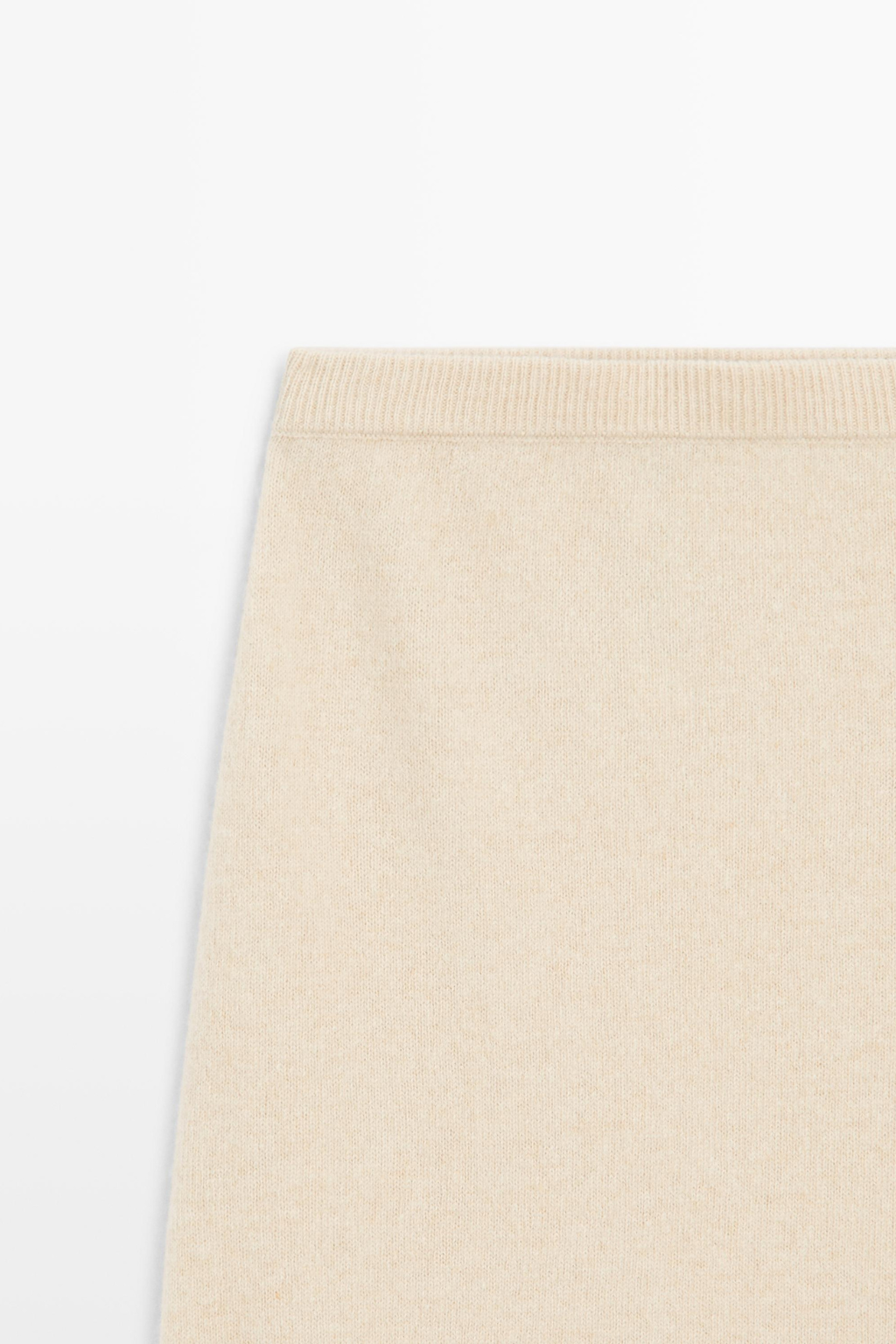 JUPE MIDI EN MAILLE DE LAINE ET D’ALPAGA