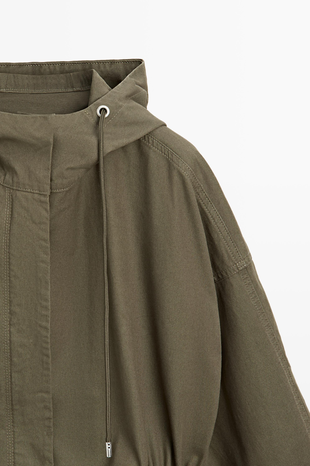 PARKA LONGUE EN COTON