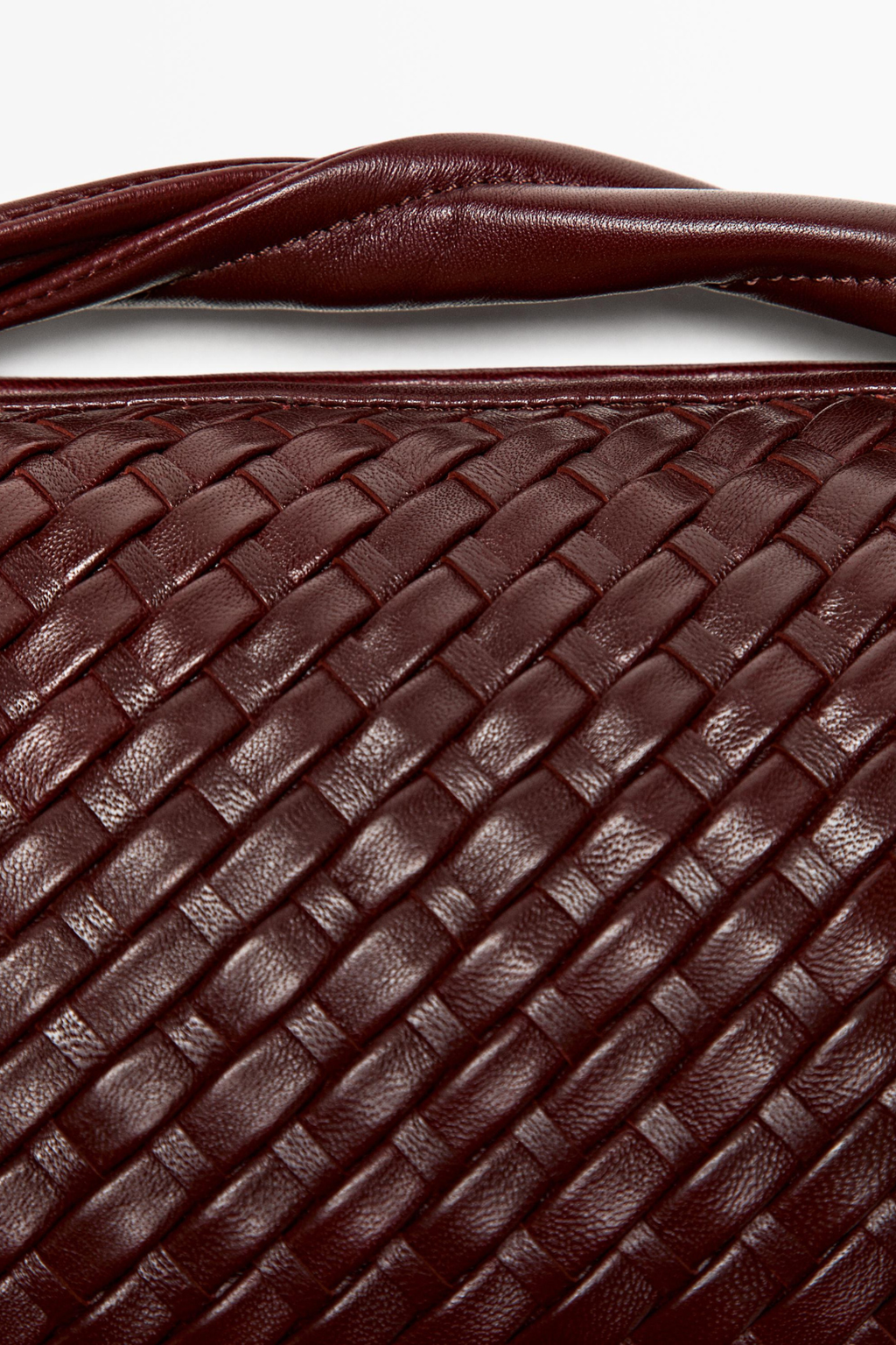 MINI-SAC TRESSÉ EN CUIR NAPPA