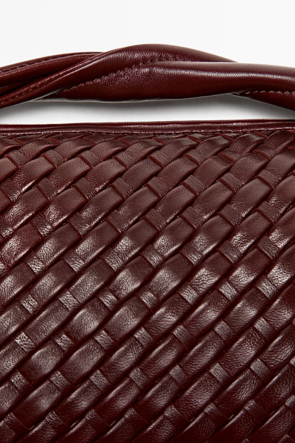 MINI-SAC TRESSÉ EN CUIR NAPPA