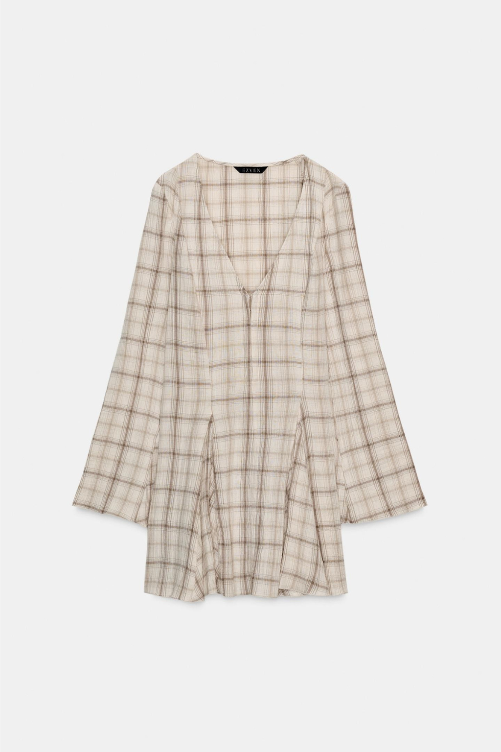 ROBE COURTE À CARREAUX