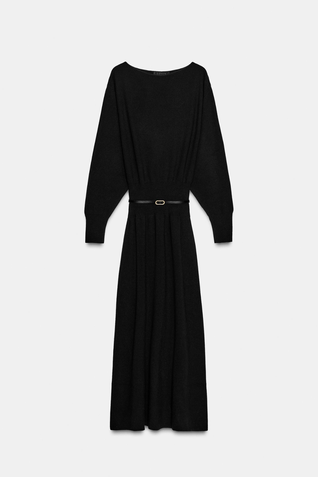 ROBE MI-LONGUE AVEC CEINTURE