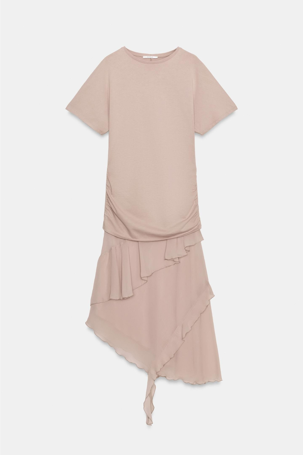 ROBE BIMATIÈRE À VOLANTS