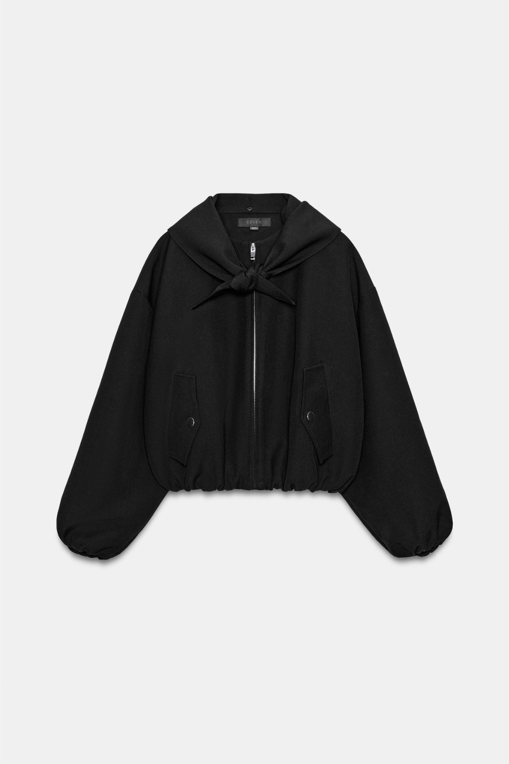 BOMBER À FOULARD AMOVIBLE