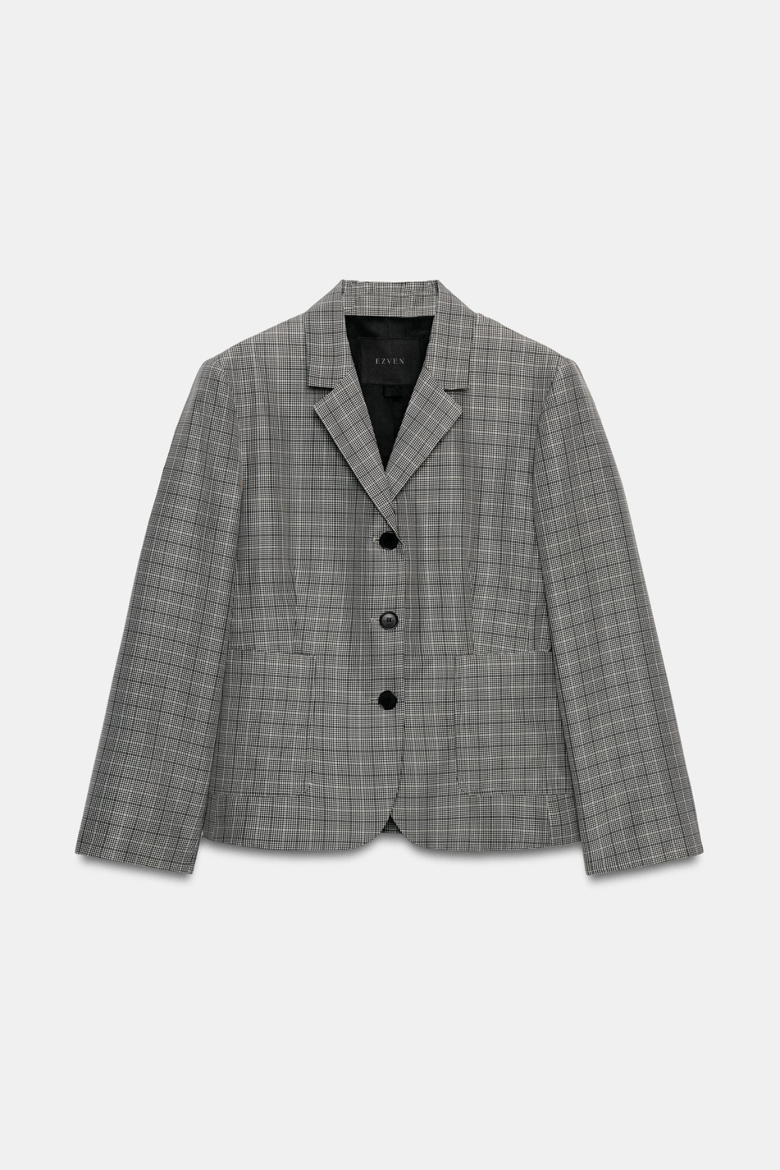 BLAZER À CARREAUX EZ SIGNATURE